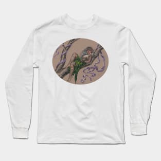 Tattooed Tree Elf - Just Hanging Around Long Sleeve T-Shirt